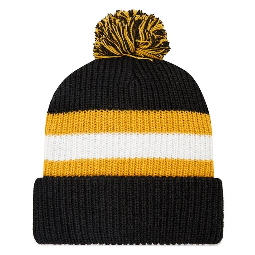Bonnet Brixton Kit Pom 11205 Black/Off White/Bright Gold 5 Bonnet Brixton Kit Pom 11205 Black/Off White/Bright Gold – Image 3