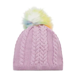Bonnet Buff Knitted & Fleece Hat Nina 123544.649.10.00 Lilac Sand -Chaleur Élégante Boutique bonnet buff knitted fleece hat nina 123544 649 10 00 lilac sand 2