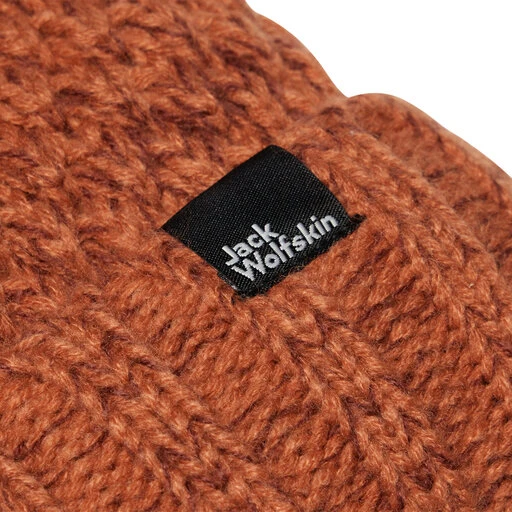 Bonnet Jack Wolfskin Highloft Knit 1908011 Autumn Red 3 4 Bonnet Jack Wolfskin Highloft Knit 1908011 Autumn Red 3 – Image 2