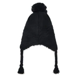 Bonnet Kombi Weave Junior H4689 Black 100 -Chaleur Élégante Boutique bonnet kombi weave junior h4689 black 100 2