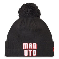 Bonnet New Era Manchester United FC Wordmark Bobble 60284475 Noir