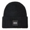 Bonnet Ugg Chunky Cuff 20989 Blk -Chaleur Élégante Boutique bonnet ugg chunky cuff 20989 blk