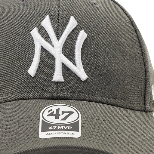 '47 BRAND Casquette 47 Brand New York Yankees Mvp B-MVPSP17WBP-CC Charcoal 5 '47 BRAND Casquette 47 Brand New York Yankees Mvp B-MVPSP17WBP-CC Charcoal – Image 3