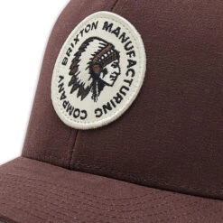 Casquette Brixton Rival Stamp 10988 Mahogany/White -Chaleur Élégante Boutique casquette brixton rival stamp 10988 mahogany white 3