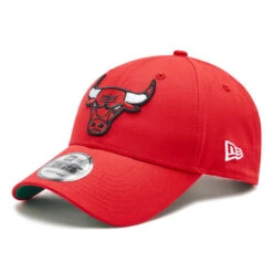 Casquette New Era 9FORTY Chicago Bulls NBA Team Side Patch 60298790 Rouge