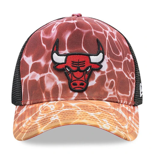 Casquette New Era Chicago Bulls Summer City A-Frame Trucker 60240316 Orange 4 Casquette New Era Chicago Bulls Summer City A-Frame Trucker 60240316 Orange – Image 2