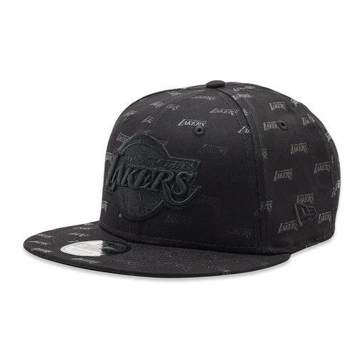 Casquette New Era LA Lakers Monogram 60284959 Black 3 Casquette New Era LA Lakers Monogram 60284959 Black