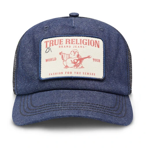 Casquette True Religion Concert Patch TR23449 Medium Wash 4105 4 Casquette True Religion Concert Patch TR23449 Medium Wash 4105 – Image 2