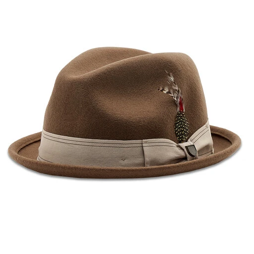 Chapeau Brixton Gain Fedora 10765 Desert Palm/Safari 3 Chapeau Brixton Gain Fedora 10765 Desert Palm/Safari