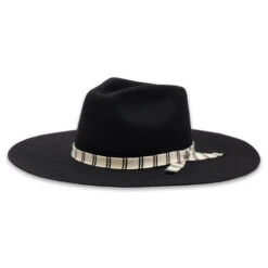 Chapeau Brixton Leigh Felt Fedora 11211 Black