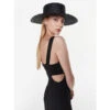 Chapeau Elisabetta Franchi CL-01C-32E2-V350 Nero 110 -Chaleur Élégante Boutique chapeau elisabetta franchi cl 01c 32e2 v350 nero 110