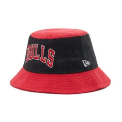 Chapeau New Era Chicago Bulls Washed Pack Bucket 60240491 Rouge