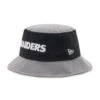 Chapeau New Era Las Vegas Raiders Washed Pack Bucket 60240501 Gris
