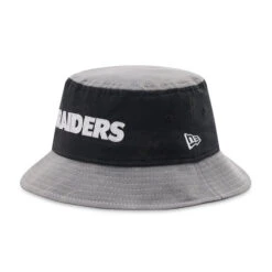 Chapeau New Era Las Vegas Raiders Washed Pack Bucket 60240501 Gris