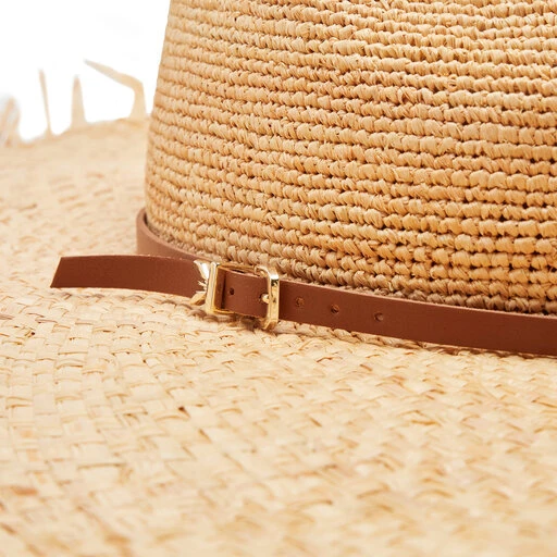 Chapeau Patrizia Pepe 8F0009/V004-J3E6 Sand/New Cuoio 4 Chapeau Patrizia Pepe 8F0009/V004-J3E6 Sand/New Cuoio – Image 2