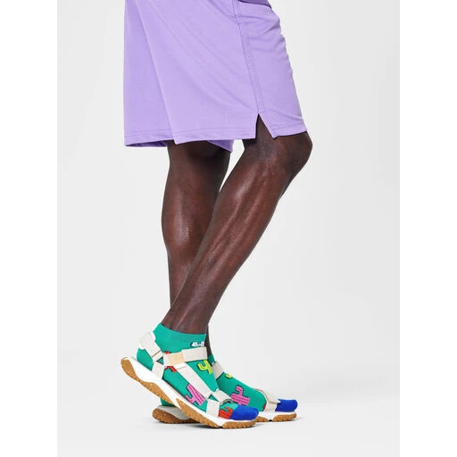 Chaussettes Basses Unisex Happy Socks CCT05-7303 Vert 4 Chaussettes Basses Unisex Happy Socks CCT05-7303 Vert – Image 2