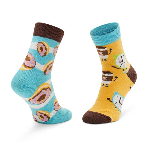 Chaussettes Hautes Enfant Todo Socks Donut Heaven Multicolor 4 Chaussettes Hautes Enfant Todo Socks Donut Heaven Multicolor – Image 2