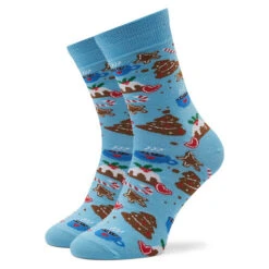 Chaussettes Hautes Enfant Zooksy Mixtury Piernikowe Multicolore -Chaleur Élégante Boutique chaussettes hautes enfant zooksy mixtury piernikowe multicolore 1 2