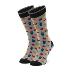 Chaussettes Hautes Femme Cabaïa Romain & Quentin SOKFW2122 Gris