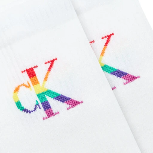 Chaussettes Hautes Femme Calvin Klein Jeans 701222163 White 001 4 Chaussettes Hautes Femme Calvin Klein Jeans 701222163 White 001 – Image 2