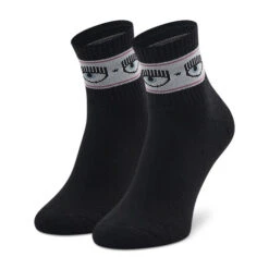 Chaussettes Hautes Femme Chiara Ferragni 73SB0J21 Black 899