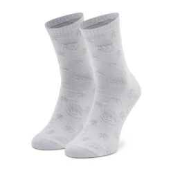 Chaussettes Hautes Femme Chiara Ferragni 73SB0J25 Bright White 007