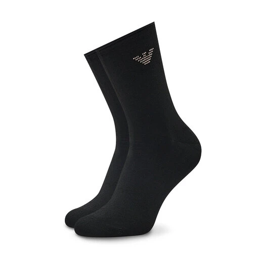 Chaussettes Hautes Femme Emporio Armani 292306 2F223 00020 Black 3 Chaussettes Hautes Femme Emporio Armani 292306 2F223 00020 Black