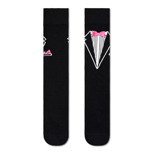 Chaussettes Hautes Femme Happy Socks MAR01-9100 Noir 5 Chaussettes Hautes Femme Happy Socks MAR01-9100 Noir – Image 3