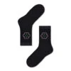 Chaussettes Hautes Femme Happy Socks SISVIO01-9000 Noir 1 Chaussettes Hautes Femme Happy Socks SISVIO01-9000 Noir -Chaleur Élégante Boutique chaussettes hautes femme happy socks sisvio01 9000 noir