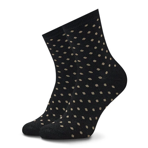 Chaussettes Hautes Femme Pieces Sebby Glitter 17094859 Pattern Black 4 Chaussettes Hautes Femme Pieces Sebby Glitter 17094859 Pattern Black – Image 2