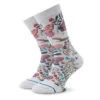 Chaussettes Hautes Femme Stance The Garden Of Growth W555C22THE White -Chaleur Élégante Boutique chaussettes hautes femme stance the garden of growth w555c22the white