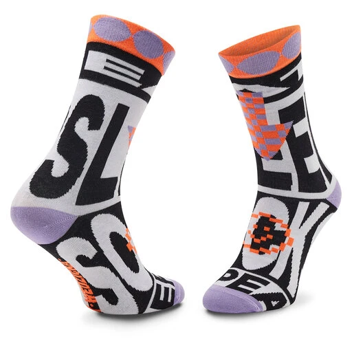 Chaussettes Hautes Femme Zooksy Love Fluo 4 Chaussettes Hautes Femme Zooksy Love Fluo – Image 2