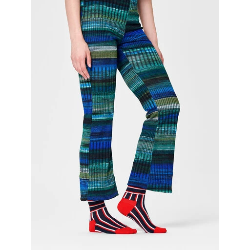 Chaussettes Hautes Homme Happy Socks BSS01-6500 Bleu Marine 4 Chaussettes Hautes Homme Happy Socks BSS01-6500 Bleu Marine – Image 2