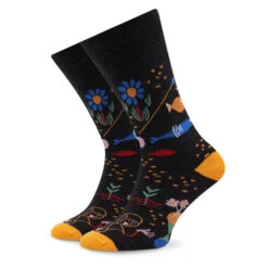 Chaussettes Hautes Unisex Curator Socks Fish Multicolore
