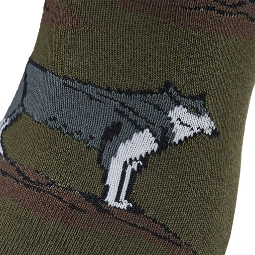 Chaussettes Hautes Unisex Funny Socks Wild Wolf SM2/11 Multicolore 6 Chaussettes Hautes Unisex Funny Socks Wild Wolf SM2/11 Multicolore – Image 4