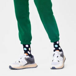 Chaussettes Hautes Unisex Happy Socks BDO01-9350 Noir