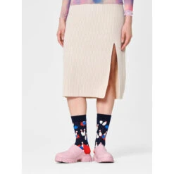 Chaussettes Hautes Unisex Happy Socks BOL01-6500 Bleu Marine