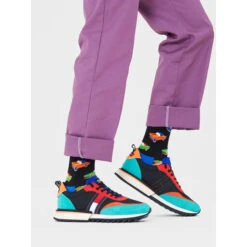Chaussettes Hautes Unisex Happy Socks CAR01-9300 Noir