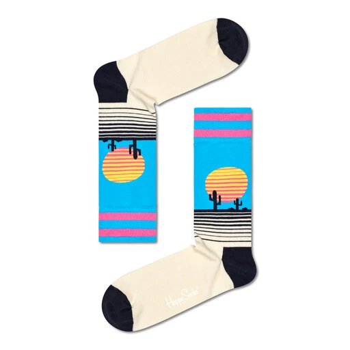 Chaussettes Hautes Unisex Happy Socks SUS01-0200 Multicolore 3 Chaussettes Hautes Unisex Happy Socks SUS01-0200 Multicolore