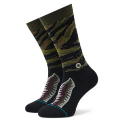 Chaussettes Hautes Unisex Stance Warbird A545C20WAR Burgundy