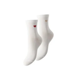Chaussettes Pour Femme Pieces 17102918 White