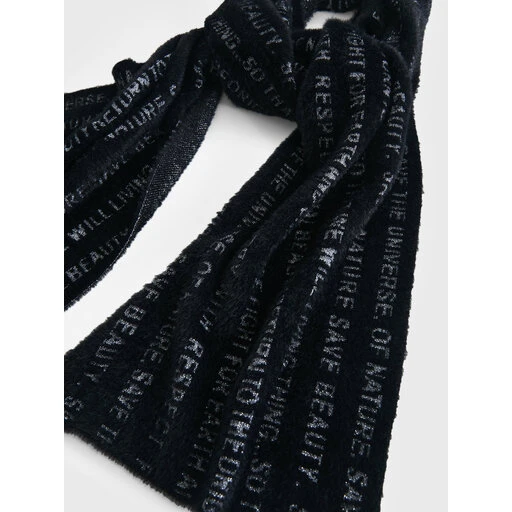 Écharpe Desigual I Wonder 22WAIA35 Negro 2000 5 Écharpe Desigual I Wonder 22WAIA35 Negro 2000 – Image 3