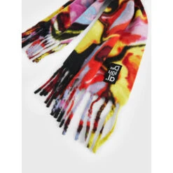 Écharpe Desigual Inca Cork 22WAIA32 Golden Haze 8001 -Chaleur Élégante Boutique echarpe desigual inca cork 22waia32 golden haze 8001 2