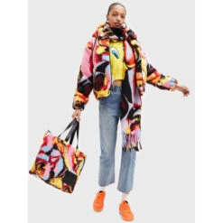 Écharpe Desigual Inca Cork 22WAIA32 Golden Haze 8001