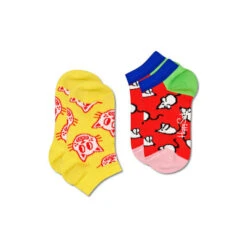 Lot De 2 Paires De Chaussettes Basses Enfant Happy Socks KCMO02-2200 Multicolore