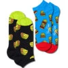 Lot De 2 Paires De Chaussettes Basses Unisexe Happy Socks FOD02-9300 Multicolore -Chaleur Élégante Boutique lot de 2 paires de chaussettes basses unisexe happy socks fod02 9300 multicolore
