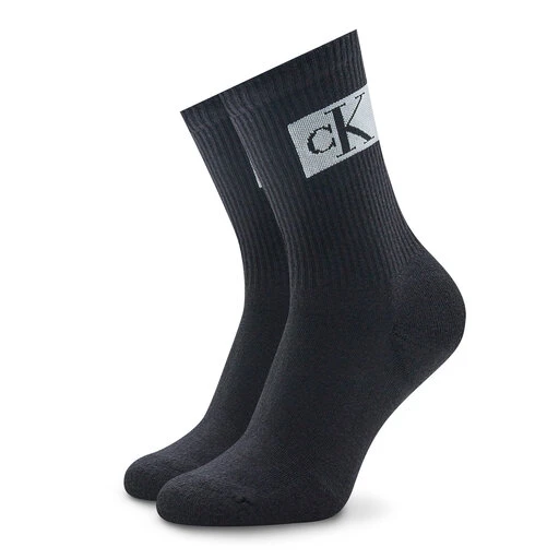 Lot De 2 Paires De Chaussettes Hautes Femme Calvin Klein Jeans 701222880 White/Black 001 4 Lot De 2 Paires De Chaussettes Hautes Femme Calvin Klein Jeans 701222880 White/Black 001 – Image 2