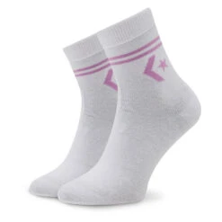 Lot De 2 Paires De Chaussettes Hautes Femme Converse E1027W Blanc 6 Lot De 2 Paires De Chaussettes Hautes Femme Converse E1027W Blanc -Chaleur Élégante Boutique lot de 2 paires de chaussettes hautes femme converse e1027w blanc 1