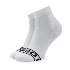 Lot De 2 Paires De Chaussettes Hautes Femme Hugo Logo 50469291 100 -Chaleur Élégante Boutique lot de 2 paires de chaussettes hautes femme hugo logo 50469291 100 2