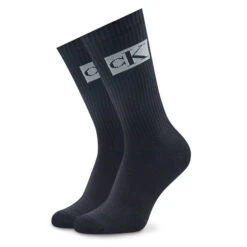 Lot De 2 Paires De Chaussettes Hautes Homme Calvin Klein Jeans 701223260 White/Black 001 -Chaleur Élégante Boutique lot de 2 paires de chaussettes hautes homme calvin klein jeans 701223260 white black 001 1